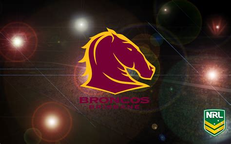 Download Logo NRL National Rugby League Brisbane Broncos Sports HD Wallpaper