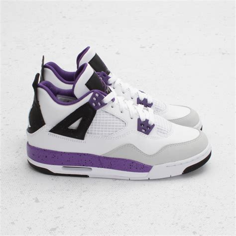 Air Jordan IV Retro GS - White/Ultraviolet-Neutral Grey - New Images