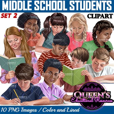 Teens Clipart, Middle School Students Clipart, Teenagers Clipart ...