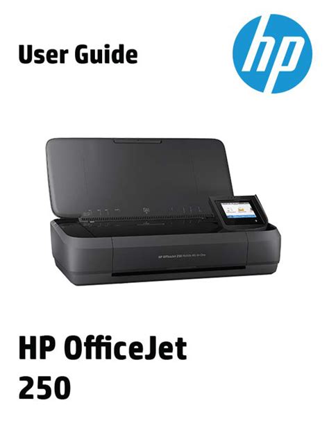 Manual HP Officejet 250 - Mobile All-in-One series (page 1 of 108 ...