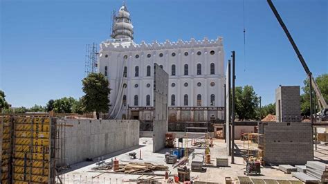 St. George Utah Temple Renovation Project Hits One-Year Milestone | Meridian Magazine Meridian ...