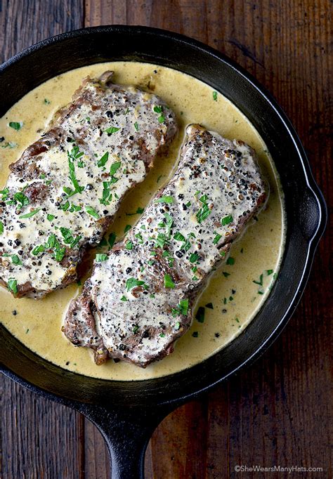 Steak au Poivre Recipe | She Wears Many Hats