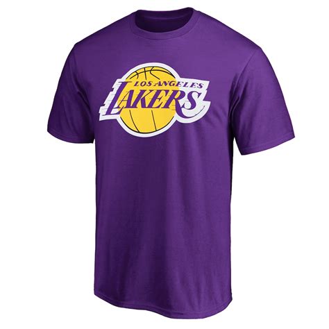 Men's Los Angeles Lakers Purple Primary Logo T-Shirt