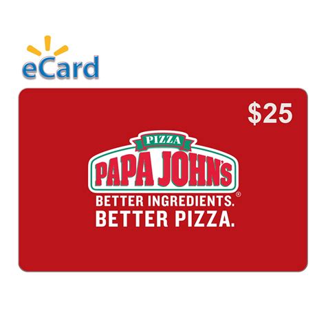 Papa John's $25 eGift Card - Walmart.com