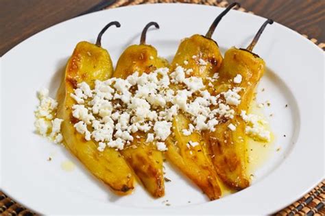 Grilled Banana Pepper and Feta Salad - Closet Cooking