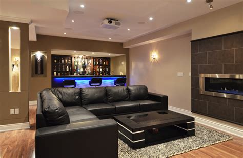 21 Stunning Modern Basement Designs