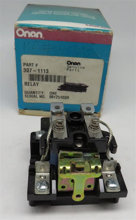 307-1113 Onan Relay Power 25 Amp, 208 Volt Switch Obsolete "THIS PART ...