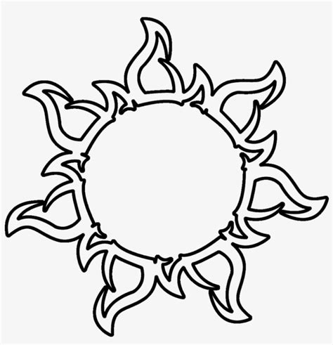 Drawn Sun Outline - Drawing Transparent PNG - 1024x961 - Free Download ...