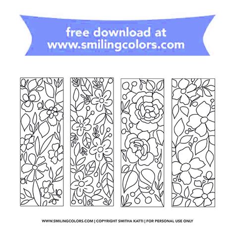 24 FREE Bookmarks to Print and Color to celebrate national reading day