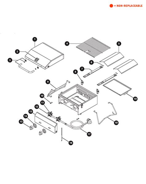 Replacement Grill Parts for Master Forge 820-0033