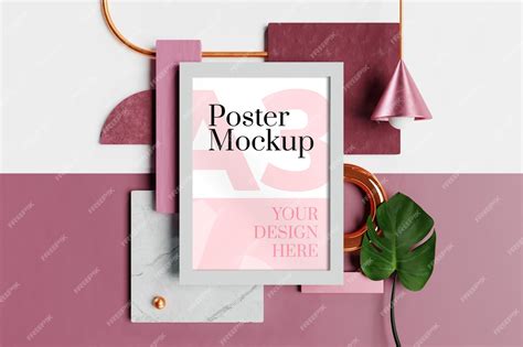 Premium PSD | A3 poster mockup