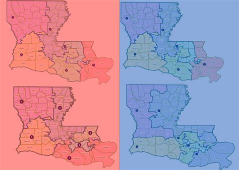 7 maps the Louisiana Legislature will consider for new congressional districts | WRKF