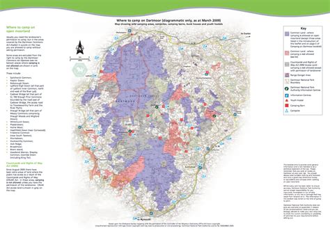 Dartmoor Wild Camping Map - Map Of Zip Codes