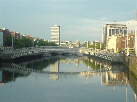 Free picture: river, Liffey, Dublin, city, centre