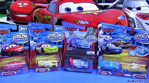 5 Color Changers Cars 2 Raoul Caroule Rusteze Mcqueen Dinoco Bob Cutlass colour water toys ...