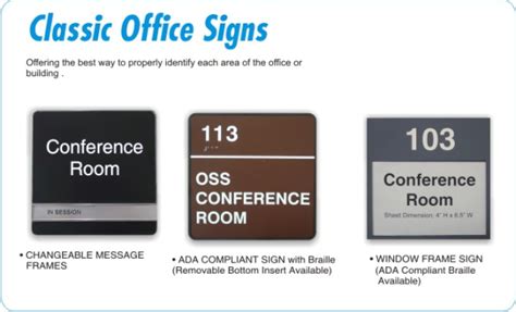 Office Signs | Office Door Signs | SIGNsations