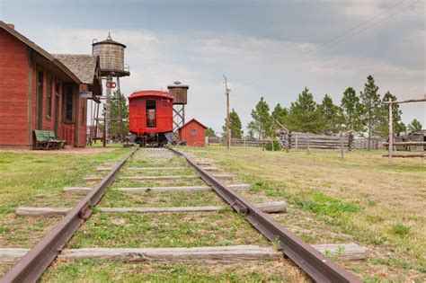 Old West Train Station Royalty Free Stock Image - Image: 25699346