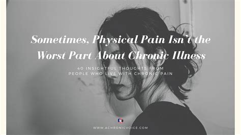 Chronic Pain Physical Pain Quotes