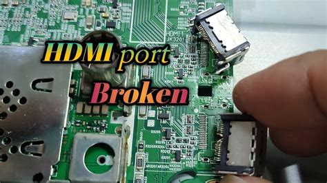 How to Fix Broken HDMI Port on TV - YouTube