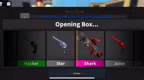 UNBOXING A GODLY SHARK IN MM2 - YouTube