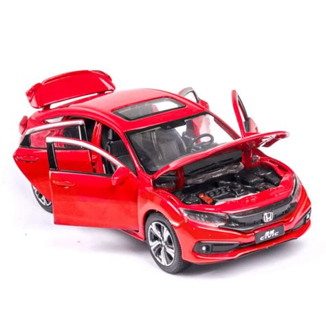 Honda Civic 1:32 Model Car Metal Diecast Gift Toy Vehicle Collection Kids Red | eBay