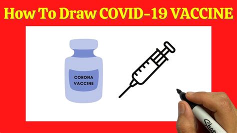 How To Draw Covid-19 Vaccine | Coronavirus Vaccine Drawing | Easy Drawing | Cute Drawings - YouTube