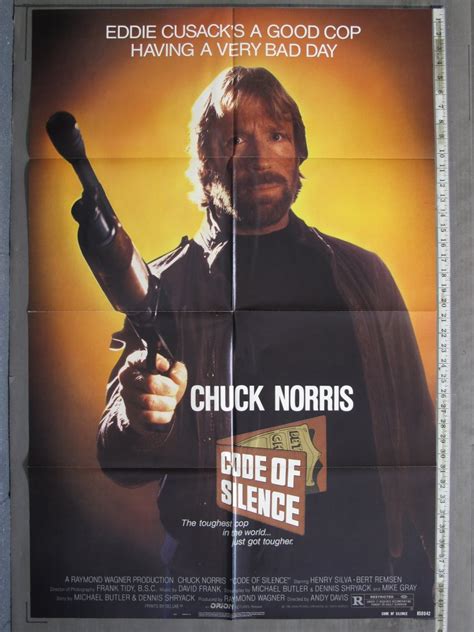CODE OF SILENCE (1985) Original Movie Poster For Sale