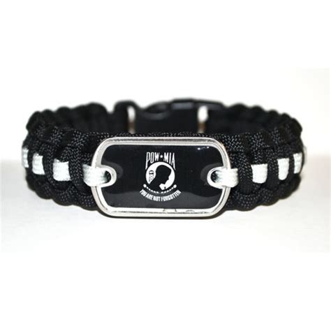 POW Memorial Deluxe Paracord Bracelet with Charm at MPSO