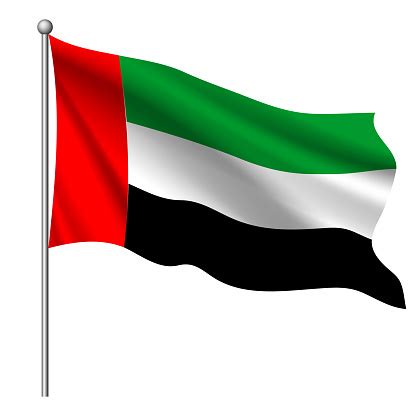 Flag Of United Arab Emirates Vector Illustration Stock Illustration - Download Image Now - iStock