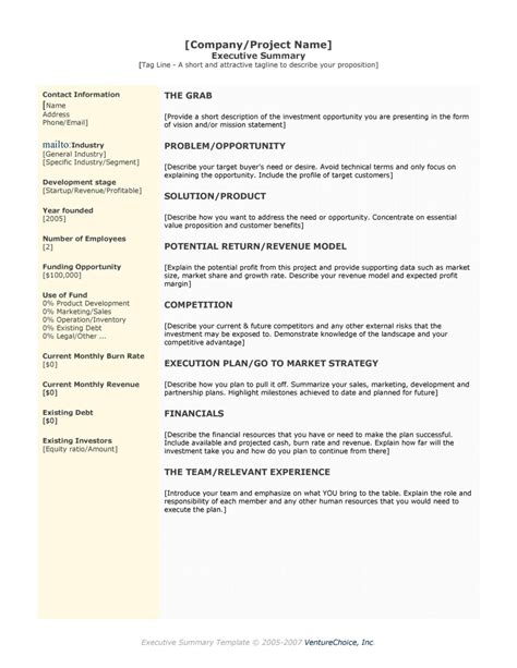 Sample 30 Perfect Executive Summary Examples & Templates Project Management Summary Template ...