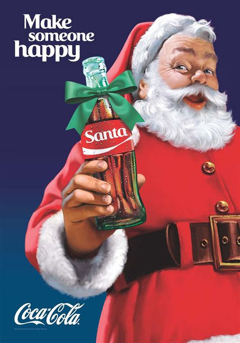 Make someone Happy, SANTA CLAUS | Coca cola christmas, Coca cola santa ...