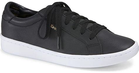 Keds Ace Leather in Black White (Black) - Lyst