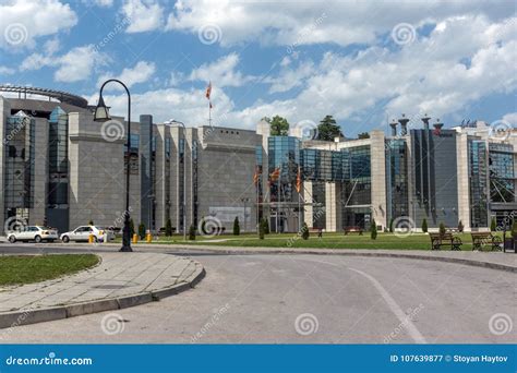 Panorama of Skopje City Center, Republic of Macedonia Editorial Photography - Image of culture ...