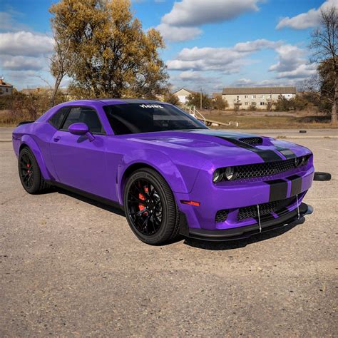 Vicrez Hood W/ Air Vent Scoop Hellcat Style vz102128 | Dodge Challenger ...