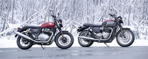 BONNEVILLE T120 v RE INTERCEPTOR | HEAD TO HEAD - Australian Motorcycle News