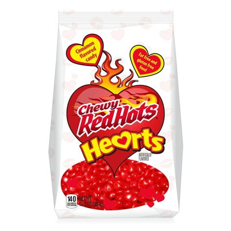 Red Hots Hearts Chewy Cinnamon Candy, 12.5 Oz. - Walmart.com - Walmart.com