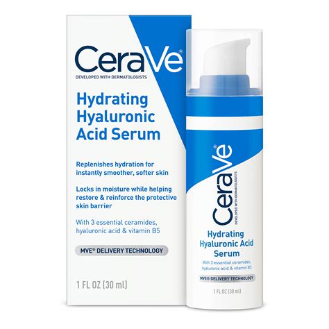 Buy Cerave Hyaluronic Serum for Face with B5 and Ceramides | Hydrating Face Serum for Dry Skin ...