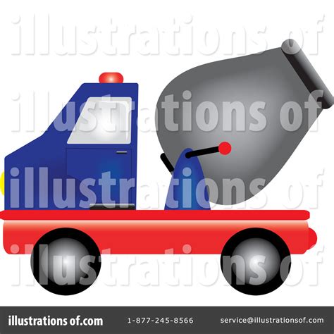 Cement Truck Clipart #211945 - Illustration by Pams Clipart