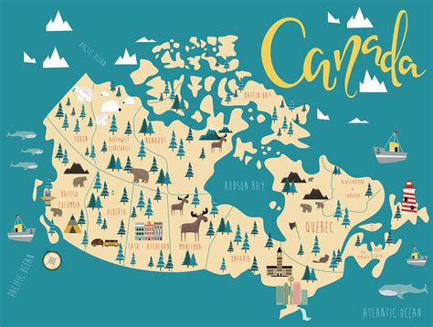 18 Best Places In Canada To Visit | Canada map, Canada travel, Travel ...