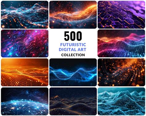 Futuristic Digital Art Collection - 500 Tech Related Images