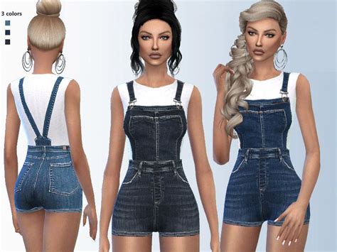 Denim Outfit - The Sims 4 Catalog | Sims 4 clothing, Sims 4 dresses, Sims 4