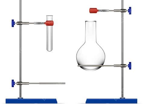 Holder For Chemistry Lab Flask And Tubes With Grip Stand Vector, Science, Lab, Holder PNG and ...