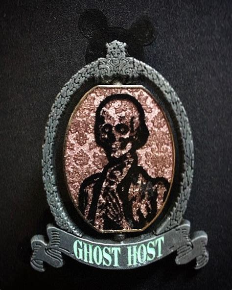 Haunted Mansion Ghost Host - Spinner Disney Pin - Gem