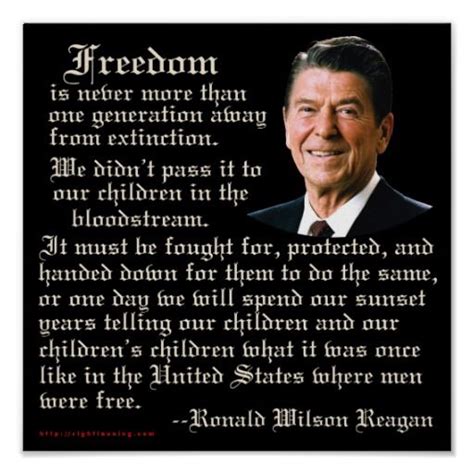 reagan quote about freedom | my inspiration | Pinterest