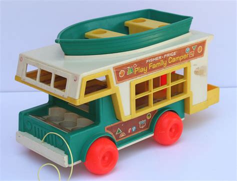 Vintage Fisher Price Little People 1972 Play Family Camper