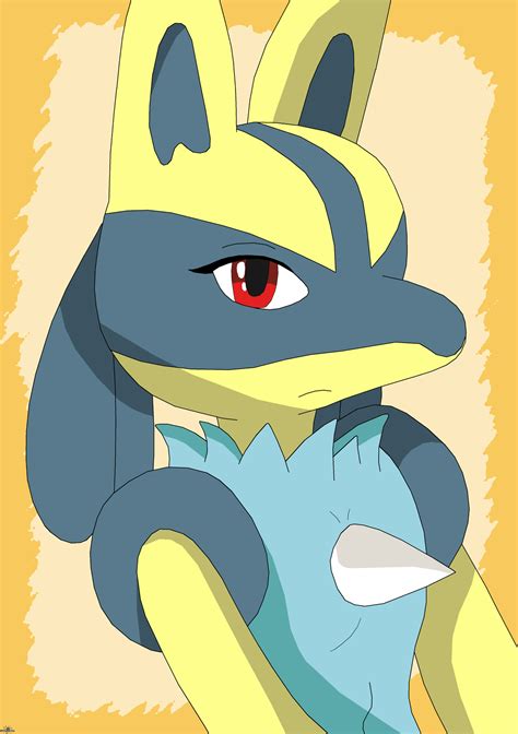 Pokemon - Okami the shiny Lucario by psylvia on DeviantArt