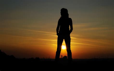 Woman Silhouette Wallpaper - WallpaperSafari