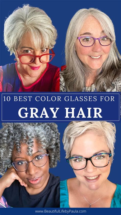 Check out the 10 best color glasses frames for gray hair so you look fabulous! You'll never ...