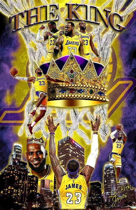 “The King” Lebron James | Lebron james wallpapers, Lebron james lakers ...