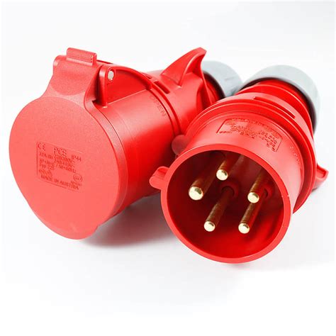 Industrial plug 32A-5P-400V- IP67 - (0252Y6) - Alsuhaili | Online Shopping